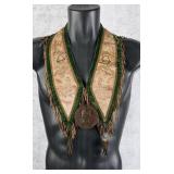 Montana Indian George Washington Peace Medal Sash