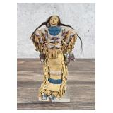 Native American Indian Double Sided Beaded Doll