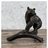 Charles M Russell Montana Grizzly Bear Bronze