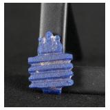 Ancient Egyptian Lapis Lazuli Djed PIllar Fragment
