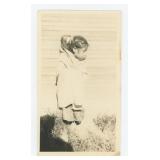 Little Anita in the Door Crow Agency Montana Photo