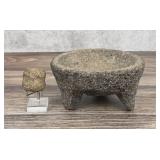 Native American Indian Mortar and Pestle