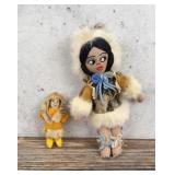 Alaska Inuit Eskimo Dolls