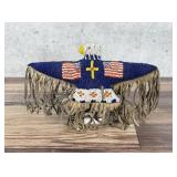 Native American Indian Beaded Eagle Fetish