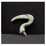 Ancient Egyptian Bronze Ibis Head