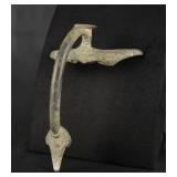 Ancient Roman Bronze Oinochoe Handle