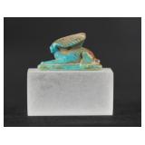 Ancient Egyptian Faience Amulet of Goddess Wenut