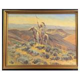 Sheryl Bodily Lone Warrior Painting