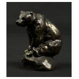 Philip R Goodwin Seated Bear Bronze