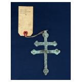 Lakota Sioux Indian Fur Trade Cross