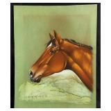 Olaf Wieghorst Star Pastel and Watercolor Painting