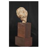 Ancient Greek Helenestic Tanagra Terracotta Head
