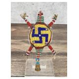 Sioux Native American Indian Beaded Turtle Fetish