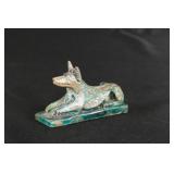 Ancient Egyptian Anubis Faience Seal