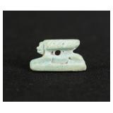 Ancient Egyptian Faience Amulet of Goddess Wenut