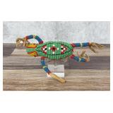 Native American Indian Beaded Frog Fetish