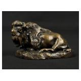 Daro Flood Reclining Buffalo Bronze