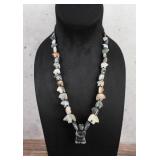 Zuni Multi Stone Horse Fetish Necklace