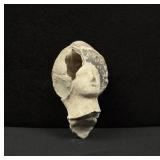 Ancient Phoenician Terracotta Head of Goddess