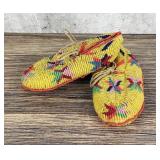 Plains Native American Indian Beaded Moccasins