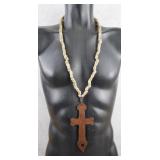 Hudson Bay Trade Cross on Indian Trade Beads