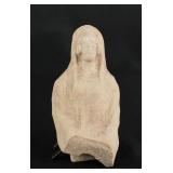 Ancient Greek Terracotta Woman of Rhodes Statue