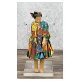 Raramuri Tarahumara Folk Art Wood Doll