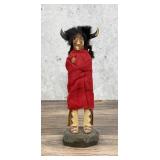 Chief Lelooska Wood Native American Doll