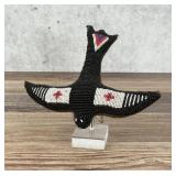 Native American Indian Beaded Bird Fetish