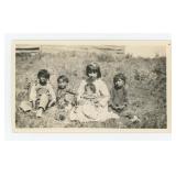 Crow Indian Children Burgess Days Montana Photo