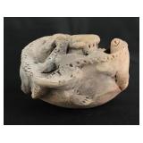 Ancient Egyptian Terracotta Salamander Jar