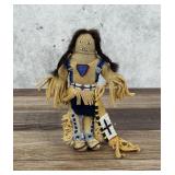 Signed Sioux Native American Indian Beaded Doll