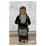 Ojibwe Chippewa Native American Indian Beaded Doll