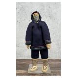 Inuit Eskimo Stone Face Doll