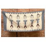 Navajo Indian Yei Yeibichai Dancer Rug