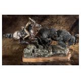 Lorenzo E Ghiglieri Need For Buffalo Bronze
