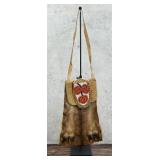 Plateau Indian Native American Beaded Hoof Bag