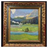 Lone Wolf Glacier National Park Montana Painting