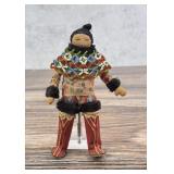Greenland Inuit Eskimo Beaded Doll