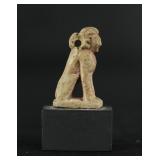 Ancient Egyptian Faience Bastet Cat Amulet