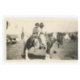 Frank Top of the Tipi Crow Indian Montana Photo