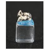 Ancient Egyptian Diorite Bastet Cat Amulet