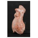 Ancient Egyptian Terracotta Rooster Protome