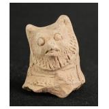 Ancient Egyptian Terracotta Sothic Dog Head
