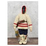 Inuit Eskimo Stone Face Doll