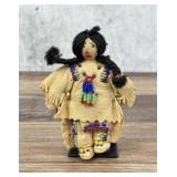 Apache Native American Indian Beaded Doll