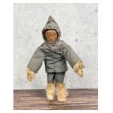 Yupik Wood Face Doll