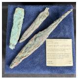Ancient Wisconsin Copper Culture Indian Arrowheads