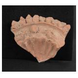Ancient Terracotta Water Font Plaque Fragment