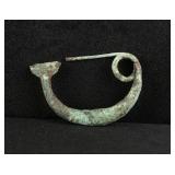 Ancient Etruscan Bronze Fibula Brooch Robe Pin